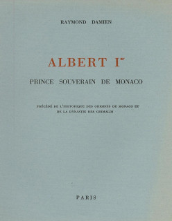 ALBERT Ier , PRINCE SOUVERAIN DE MONACO