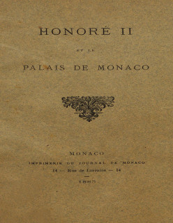 HONORÉ II ET LE PALAIS DE MONACO (VERSIONE CARTACEA ESAURITO)